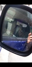 2 unids/set impermeable para coche, accesorios para coche, ventana de espejo, membrana de película transparente, Anti niebla, antideslumbrante, pegatina impermeable, seguridad de conducción