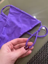 Microbikini brasileño para mujer, bañador sexy de color sólido, Tanga de vendaje, ropa de playa con push-up, 2021