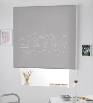 

Blind Iroa Unisex customizable starry Sky! ROLLER BLINDS TRANSLUCENT! (GRAY 100X175)