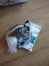 Máscara de Gas 8 en 1 con gafas de seguridad, respirador de Gas de media cara para pintura, pulverización, pulido, seguridad en el trabajo, 6200