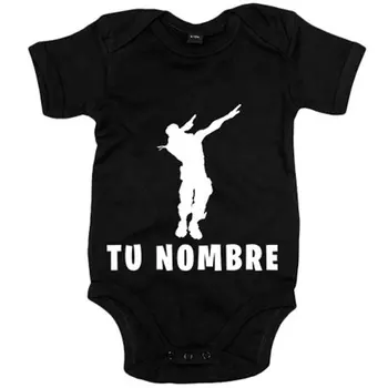 

Baby bodysuit pose Dab customizable with name