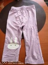 Mallas de algodón elásticas para niñas, pantalones hasta la rodilla, Color caramelo, conejo, de verano