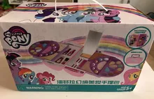 Caja de maquillaje de frozen de la princesa de Disney, juguetes cosméticos para niños, bolso seguro y no tóxico, juguetes de maquillaje solubles en agua