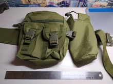 Táctico hombres paquete con cintura de Nylon botella de agua para caminar teléfono bolsa de deportes al aire libre del ejército militar caza escalada Camping bolsa