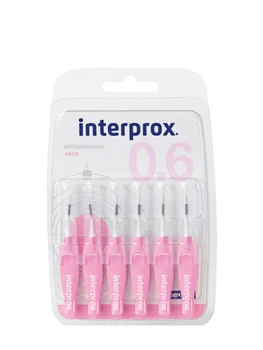 

Interprox nano interproximal brush 6 PCs maximum cleaning between teeth