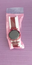 Relojes magnéticos digitales de lujo para mujer, de acero inoxidable, dorado, rosa, LED, de cuarzo, femenino