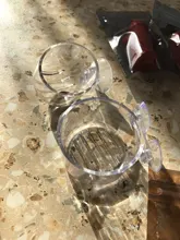 Tanque de pez colgante para decoración de Acuario, Mini maceta acrílica de cristal, cilindro de plantación de agua de Polka, accesorios para acuario