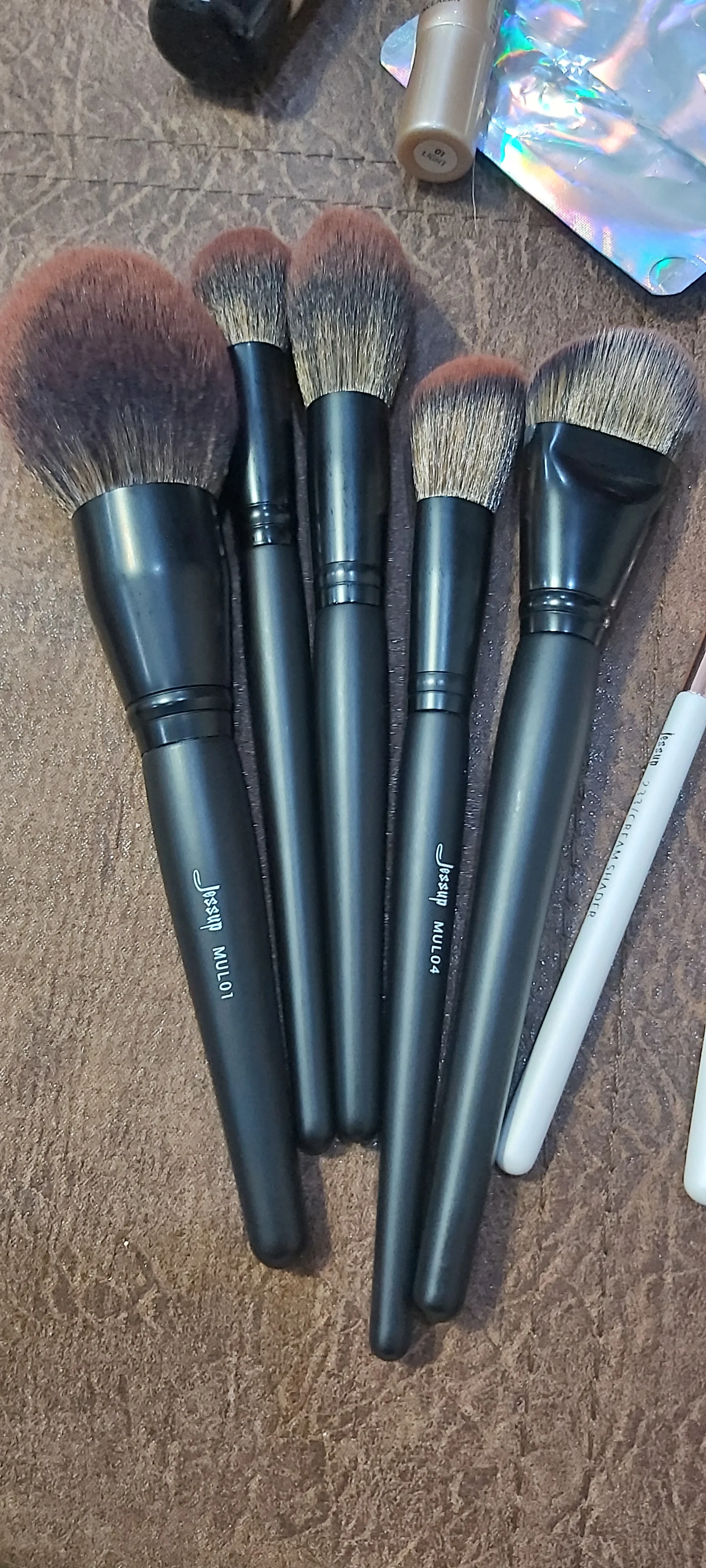 Jessup New Arrival Makeup brushes brushes Phantom Black 3-21pcs Foundation brush Powder Concealer Eyeshadow Synthetic hair reviews №2 177767