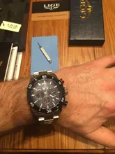 LIGE-reloj analógico de acero inoxidable para hombre, nuevo accesorio de pulsera de cuarzo resistente al agua con cronógrafo, complemento Masculino deportivo de marca de lujo con esfera luminosa