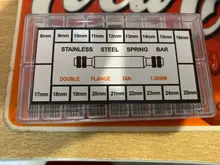 Correa de reloj de 8-25mm, barras de resorte, pasadores de correa, herramienta para pasadores, conjuntos de 100 Uds.