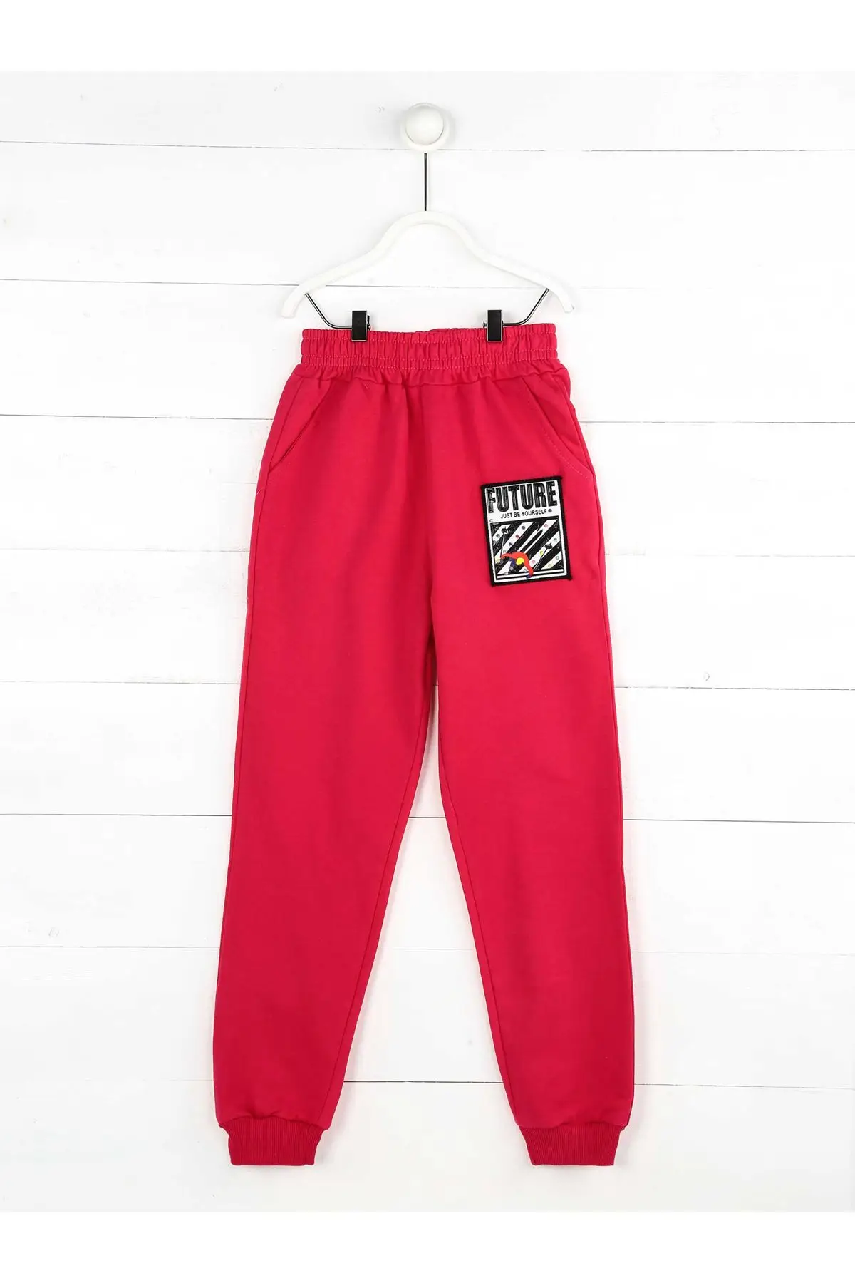 

Fuchsia Seasonal Girl Boy Sweatpants