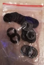 Black-Grade Plain-Gasket Flat-Washer Carbon-Steel M4 M8 M2.5 M16 M5 M3 M10 DIN125 GB97