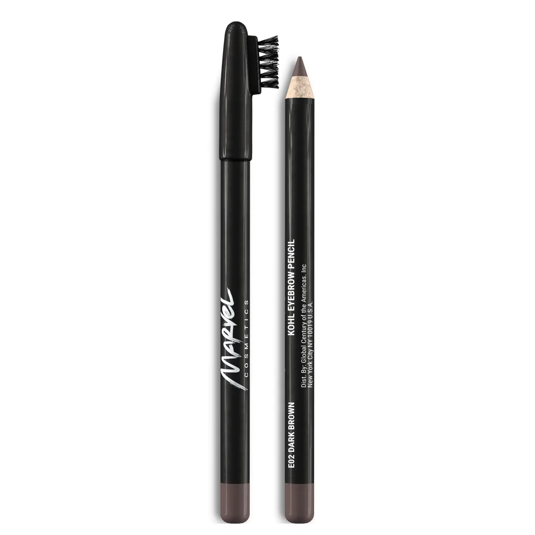 Карандаш для бровей с расческой Marvel Cosmetics Dark Brown - тон Е02 | Красота - Цена: 235,00 руб.