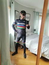 ASTANA-Ropa negra de ciclismo para hombre, camisetas de secado rápido, pantalones cortos para bicicleta de equipo, 9Dgel, para verano, 2020