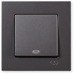 

PnpnElectrıc Gns Eqona Metallic Smoked Gray Liht 10A 220V AC Push Button