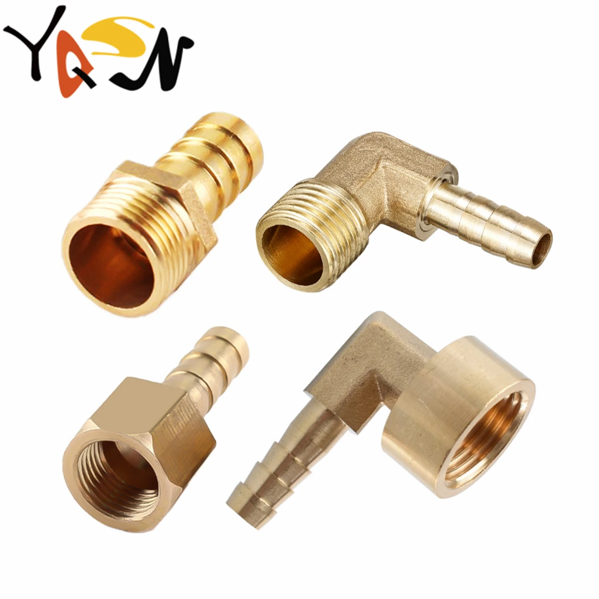 Pipe fitting Water pipe fitting Hose pipe fitting Pagoda Brass Hose Fitting 6/8/10/12/14mm Barb Tail 1/8" 1/4" 3/8" 1/2" 3/4" 1" BSP Male Female Thread Copper Connector Coupler