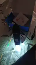 Microscopio Digital con USB,, cámara endoscópica, lupa de 8LED, soporte metálico, 1600X