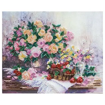 

Av-491 set for embroidery with beads 'abris art' 'Pink smok', 30*24 cm