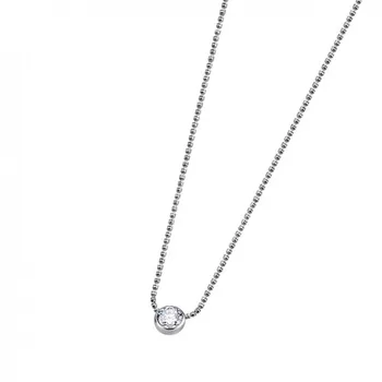 

Lotus necklace Silver made in sterling Silver LP1272-1/1 with cubic zirconia
