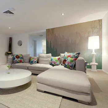 

Wall mural-Mountains in the distance - 300x231 cm