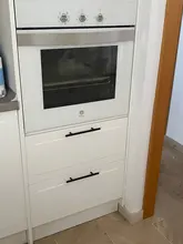 KAK 2 ~ 24 de la puerta de la cocina Bar tira hacia manija perillas del gabinete, 10mm de diámetro de acero inoxidable manija, herrajes para muebles