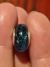 Cuentas de cristal de Murano luminosas para fabricación de joyas, abalorio de Color plateado, rosa, Original, para pulsera