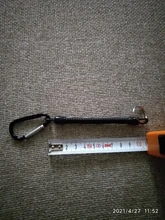 1 Uds llavero táctico retráctil primavera elástico cuerda de seguridad de herramienta senderismo Camping Anti-perdido por teléfono al aire libre senderismo campamento