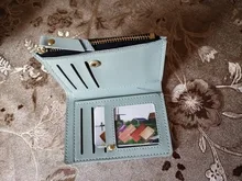 Billetera corta con estampado de flores para mujer, monedero pequeño con cremallera, tarjetero de cuero