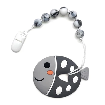 

Original Cute Cartoon Design Baby Teether Food Grade Silicone Teether Toy For Baby Teething