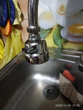 Rotating-Nozzle Faucet Diffuser Splash Kitchen-Aerator Pressurized Tap Mixer for 3-modes/Pressurized/Splash/..