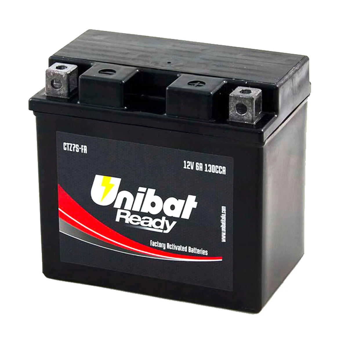 Unibat Ctz7S-Fa-Ready-To-Use Sigillato Moto Ytz7S Batteria (Ytz7S-Fa Equivalente) Moto Rcycle