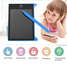 4,4 дюймов Синие игрушки для рисования Портативный ЖК-дисплей электронная записывающая доска для детей умный Ранний Образовательный детский планшет для рисования