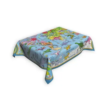 

Tablecloth waterproof "children's dinosaur map" 140*100 cm