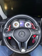 Paleta de extensión de cambios para volante de coche Mercedes Benz, etiqueta de goma DSG para modelos AMG, A45, C63, CLA45 y para GLA, CLS, GLS, W205 y W213