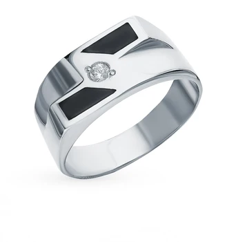 

Silver ring with cubic zirconia sunlight sample 925