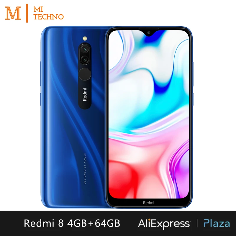  Xiaomi Redmi 8 Smartphone (4GB RAM 64GB ROM phone mobile free new cheap battery 5000 mAh) [Global V - 4000465681932