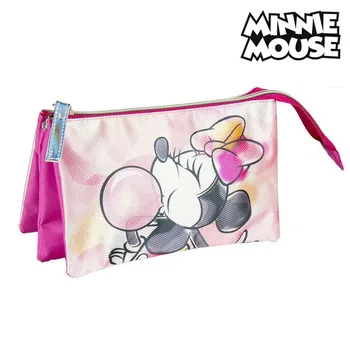 

School pencil case Minnie Mouse pink