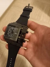 Oulm 3364 reloj de pulsera Casual esfera cuadrada Correa ancha reloj de cuarzo de marca de lujo reloj masculino relojes súper grandes para hombre montre homme