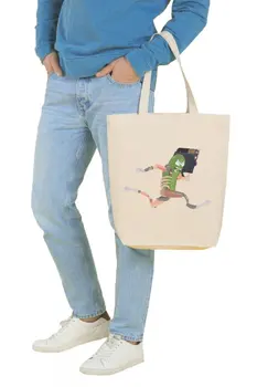 

Angemiel Bag Large Pickle Rick Shopping Beach Tote Bag