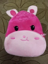 Mochila de dinosaurio para niños pequeños, mochilas de colegio de felpa con animales, bolsa para preescolar