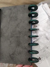 Cubierta de cuaderno de tamaño A5 con agujero De Seta, divisores de punzón en t, kawaii, color dorado, plateado, negro y rosa, 2020, 2 uds., envío gratis