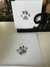 Impresión de huella de bebé, juegos de almohadillas de efecto tinta seguros, no tóxicos, estampados a mano para recién nacidos de 0 a 6 meses, huellas de pata de perro, recuerdo