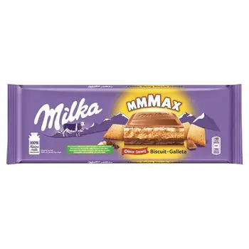 

MMMAX Biscuit-Cookie tablet 300 gr. Brand Milka