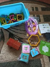 ZKZC-bloques de construcción magnéticos de gran tamaño para niños, juego de bloques de construcción de diseñador magnético, 180 Uds., Juguetes DIY para niños, regalos