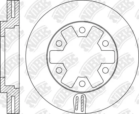 Диск тормозной NISSAN URVAN 3.0 2000- 2010 NISSAN URVAN 2.4 20