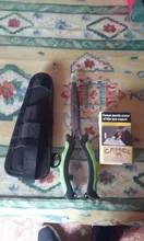 Auges de pesca F03 pescador pesca alicates de 23cm de largo de la nariz de gancho removedor de herramientas de acero inoxidable pinza Cortador de línea tijeras