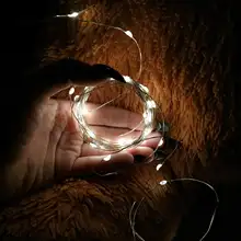 Led-Light Photo-Clip Battery-Powered Garland Led Christmas Outdoor Wedding 10M 5M 2M