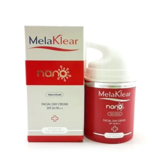 Дневной крем для лица с альфа арбутином от пигментации Melaklear Nano Arbutin Day Cream SPF 20 Mistine