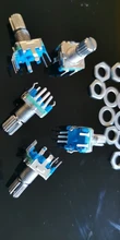 360-Degree Switch Rotary-Encoder Push-Button 5pin-Handle 20-Position Built-In 5pcs/Lot
