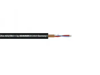 

SOMMER CABLE Microphone cable AES/EBU 2x0.14 100m bk SC-Micro-Stage